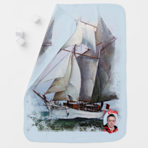 La Belle Poule Baby Blanket