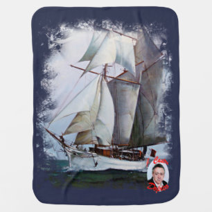 La Belle Poule Baby Blanket