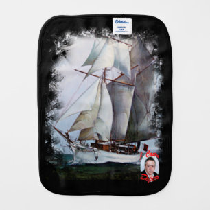 La Belle Poule Baby Burp Cloth