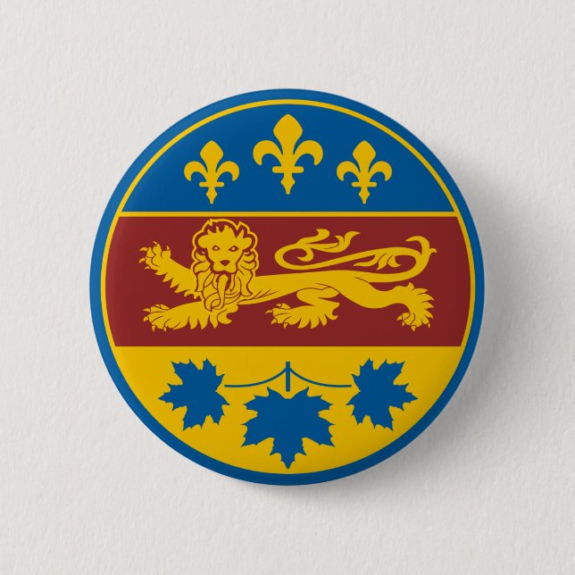 La Belle Province Pinback Button (Front)