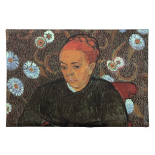 La Berceuse (Augustine Roulin) by Vincent van Gogh Cloth Placemat