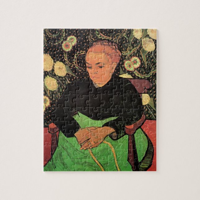 La Berceuse (Augustine Roulin) by Vincent van Gogh Jigsaw Puzzle (Vertical)