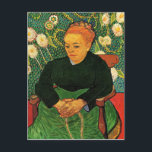 La Berceuse Augustine Roulin by Vincent van Gogh Postcard<br><div class="desc">This painting titled, La Berceuse Augustine Roulin is made by the famous artist, Vincent van Gogh. About Vincent van Gogh Vincent van Gogh saw color as the chief symbol of expression. There is a reason his art connects with the viewers, because van Gogh was determined to give happiness by creating...</div>