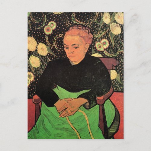 La Berceuse Augustine Roulin by Vincent van Gogh Postcard