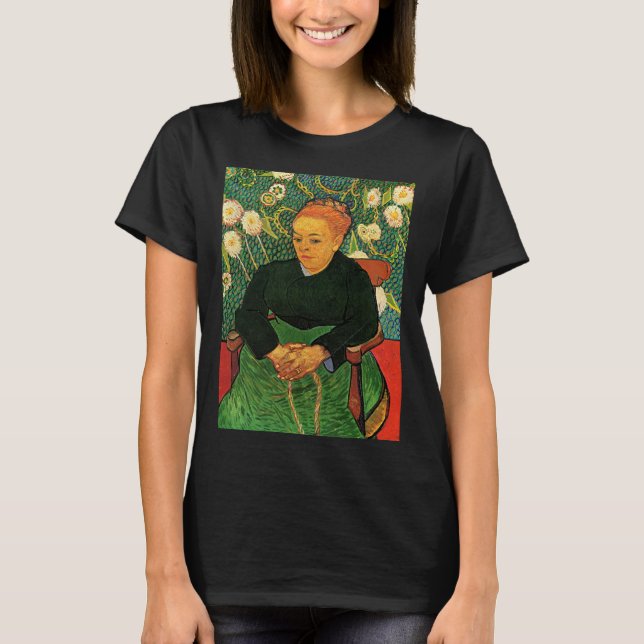 La Berceuse (Augustine Roulin) by Vincent van Gogh T-Shirt (Front)