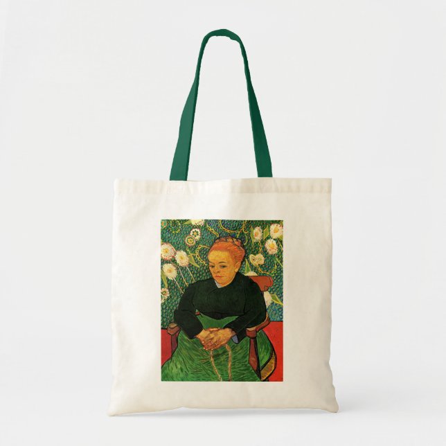 La Berceuse (Augustine Roulin) by Vincent van Gogh Tote Bag (Front)
