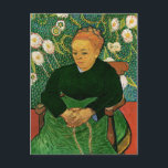 La Berceuse (Augustine Roulin), Vincent van Gogh Postcard<br><div class="desc">(Oil on canvas,  92.7 x 73.8 cm.  Boston,  Museum of Fine Arts. F 508,  JH 1671    

 Vincent Willem van Gogh (30 March 1853 – 29 July 1890) was a Dutch Post-Impressionist artist. Some of his  paintings are now among the world's best known,  most popular and expensive works of art.</div>