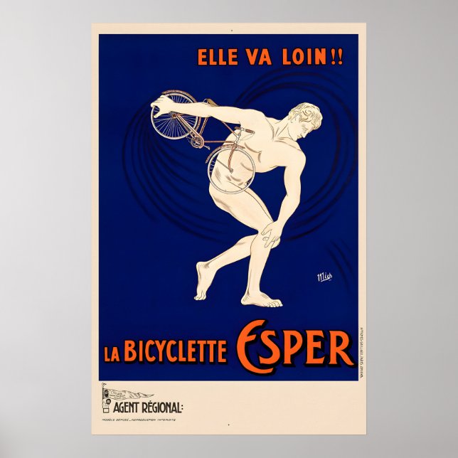 La Bicyclette Esper Poster (Front)