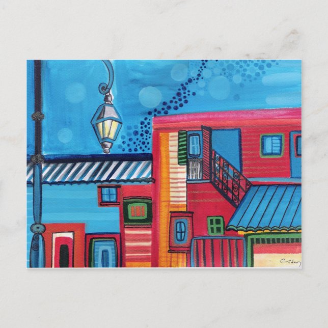 La Boca Houses ARGENTINA Postcard (Front)