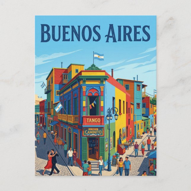 La Boca Postcard (Front)