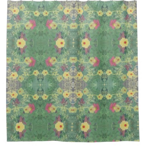 La Boca Wildflower Symm Shower Curtain