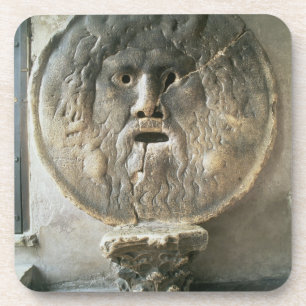 La Bocca di Verita (The Mouth of Truth) (photo) Beverage Coaster