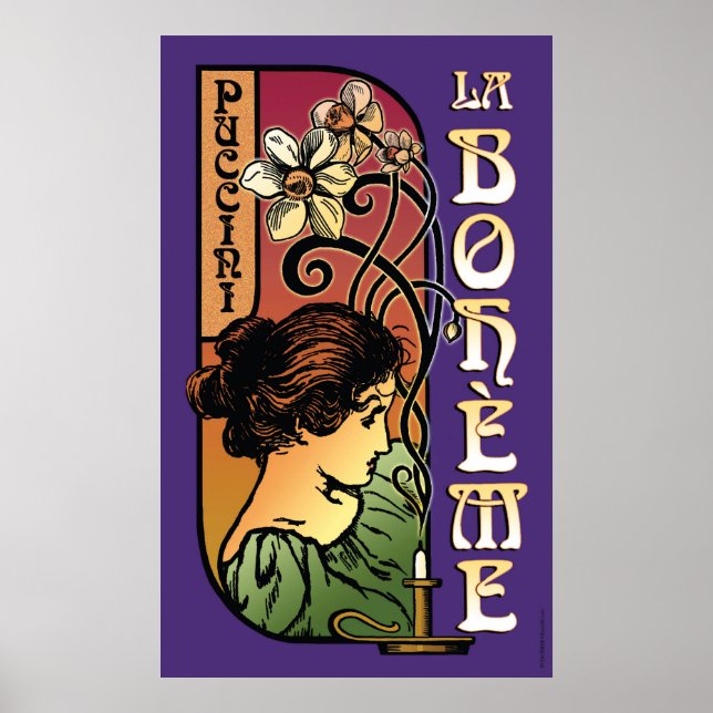 La Boheme, Opera Poster (Front)