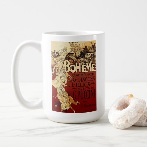 La Bohme _ vintage 1896 poster Coffee Mug