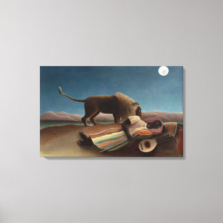 La Bohemienne Endormie Canvas Print