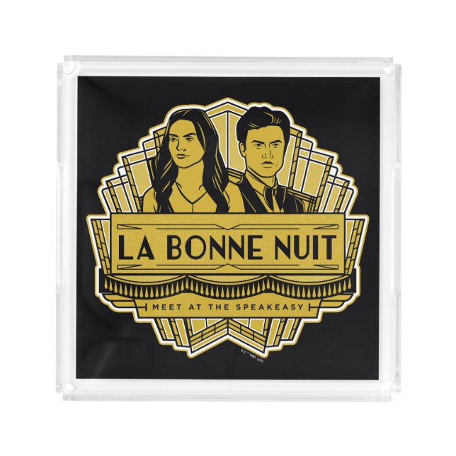 La Bonne Nuit - Meet At The Speakeasy Acrylic Tray (Front)