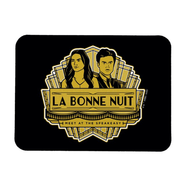 La Bonne Nuit - Meet At The Speakeasy Magnet (Horizontal)