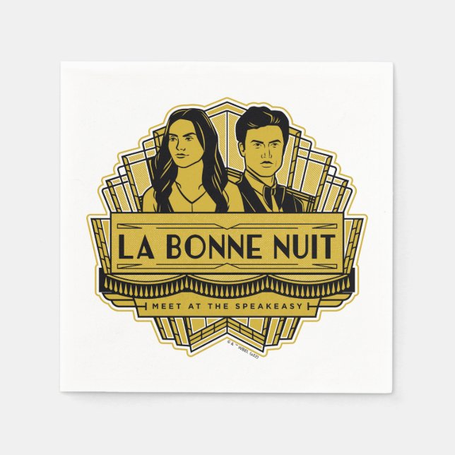 La Bonne Nuit - Meet At The Speakeasy Napkins (Front)