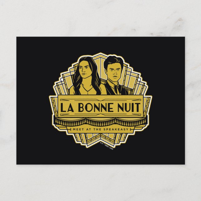 La Bonne Nuit - Meet At The Speakeasy Postcard (Front)