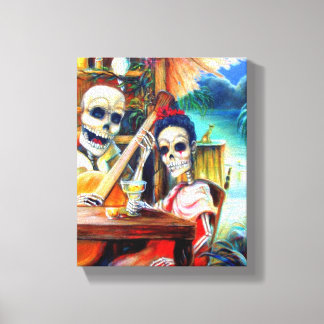 La Borracha Day of the Dead Canvas Print