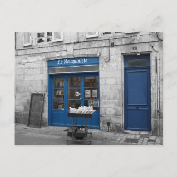 La Bouquiniste Postcard by pamelajayne at Zazzle