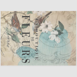 La Boutique Bird Decoupage Sheet