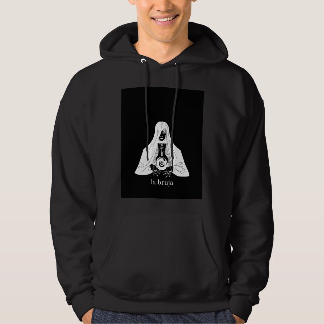 LA BRUJA HOODIE...| Dark & Mysterious | Gothic Hoodie (Front)