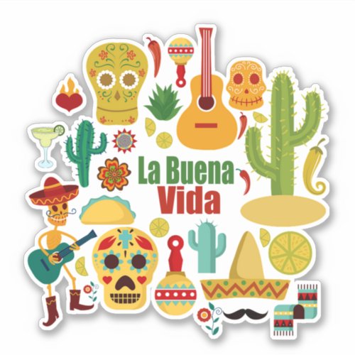 La Buena Vida HHM Sticker