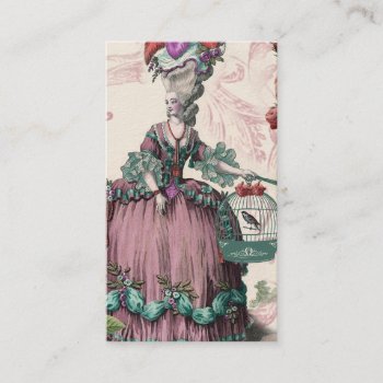 La Cage Aux Oiseaux (the Bird Cage) Business Card by WickedlyLovely at Zazzle