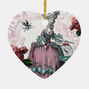 la cage aux oiseaux  (The Bird cage) Ceramic Ornament