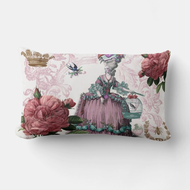 la cage aux oiseaux (The Bird cage) Lumbar Pillow (Front)