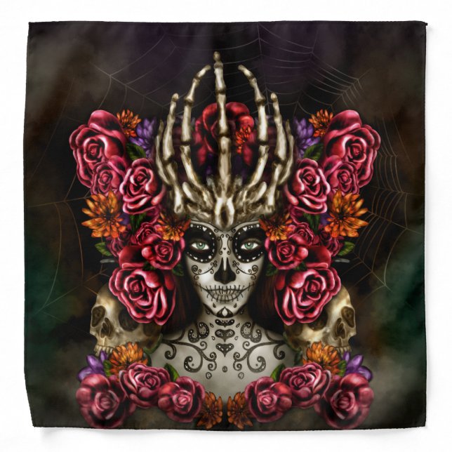 La Calavera Catrina Bandana (Front)