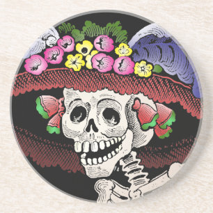 La Calavera Catrina [coaster] Sandstone Coaster