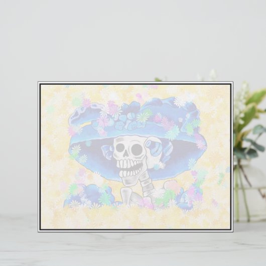 La Calavera Catrina - Laughing Skeleton Woman (Standing Front)
