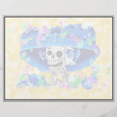 La Calavera Catrina - Laughing Skeleton Woman (Back)