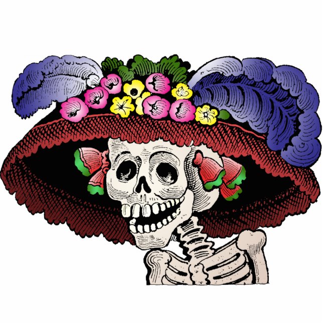La Calavera Catrina [magnet sculpture] Statuette (Front)