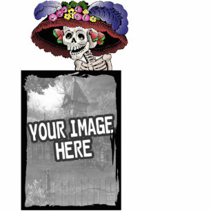 La Calavera Catrina Picture Frame Cutout