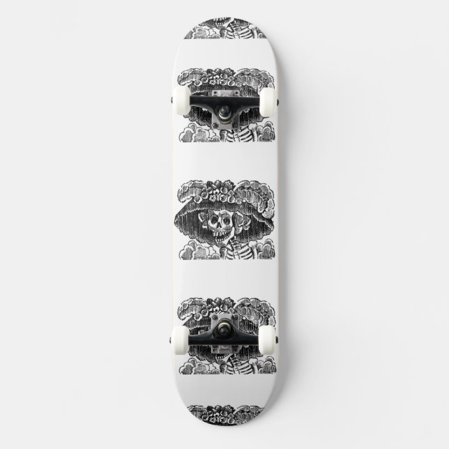 La Calavera Catrina Skateboard Deck (Front)