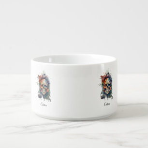 La Calavera Hermosa, custom Bowl