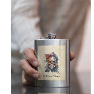 La Calavera Hermosa, custom Flask