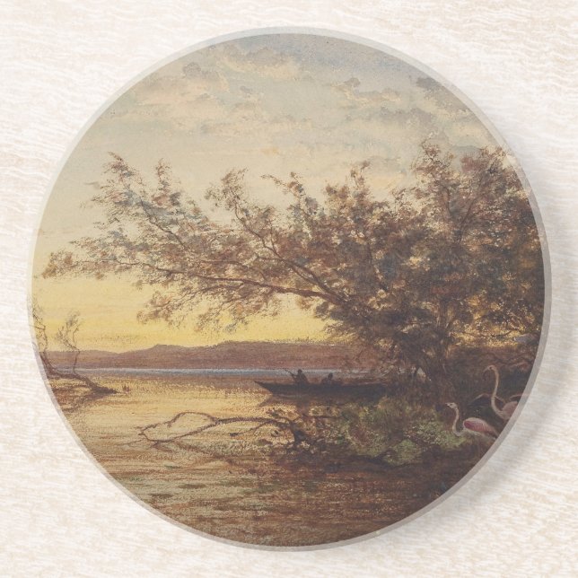 La Camargue, Coucher De Soleil – Félix Ziem Coaster (Front)