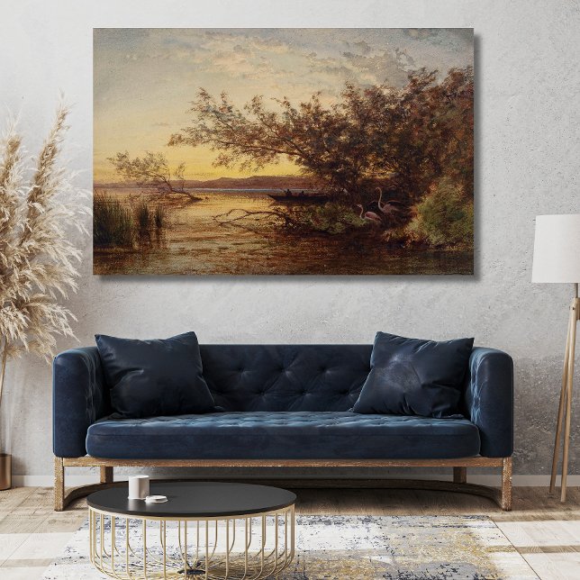La Camargue, Coucher De Soleil – Félix Ziem Poster (Creator Uploaded)