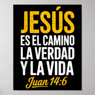 La Camisa De Jesus En Espanol Christian Spanish Poster