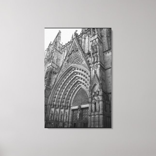 La Catedral Wrapped Canvas Photo Print (Barcelona) (Front)