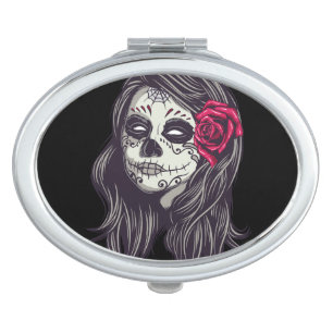 La Catrina - Dia De Los Muertos Compact Mirror
