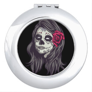 La Catrina - Dia De Los Muertos Compact Mirror