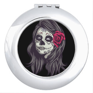 La Catrina - Dia De Los Muertos Compact Mirror
