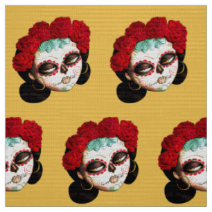 La Catrina - Dia de Los Muertos Girl Fabric