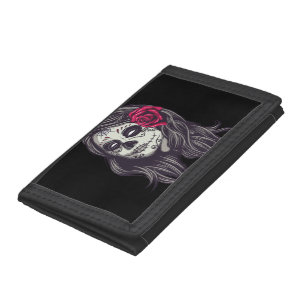 La Catrina - Dia De Los Muertos Tri-fold Wallet