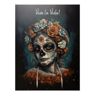 La Catrina Eternal Spirit Dia de los Muertos Poster